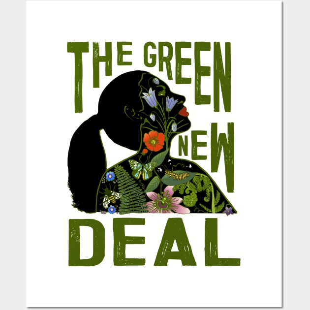 AOC - Green New Deal Wall Art by BrookeFischerArt